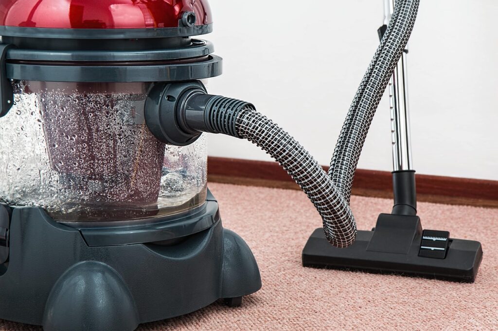 aspirateur laveur utilisé pour un nettoyage professionnel des sols